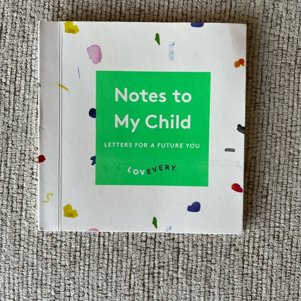 Lovevery 'Notes to My Child' Book